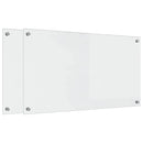vidaXL Konyhai splashback 2 pcs Átlátszó 90 x 50 cm edzett üveg