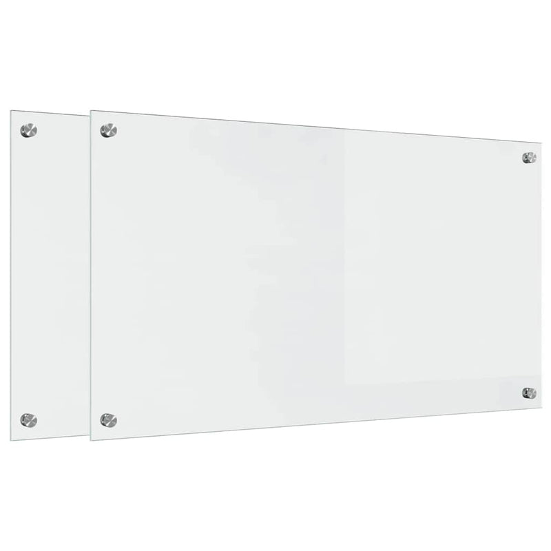 vidaXL Konyhai splashback Átlátszó 90 x 50 x 0.8 cm edzett üveg
