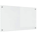 vidaXL Konyhai splashback 2 pcs Átlátszó 90 x 50 cm edzett üveg