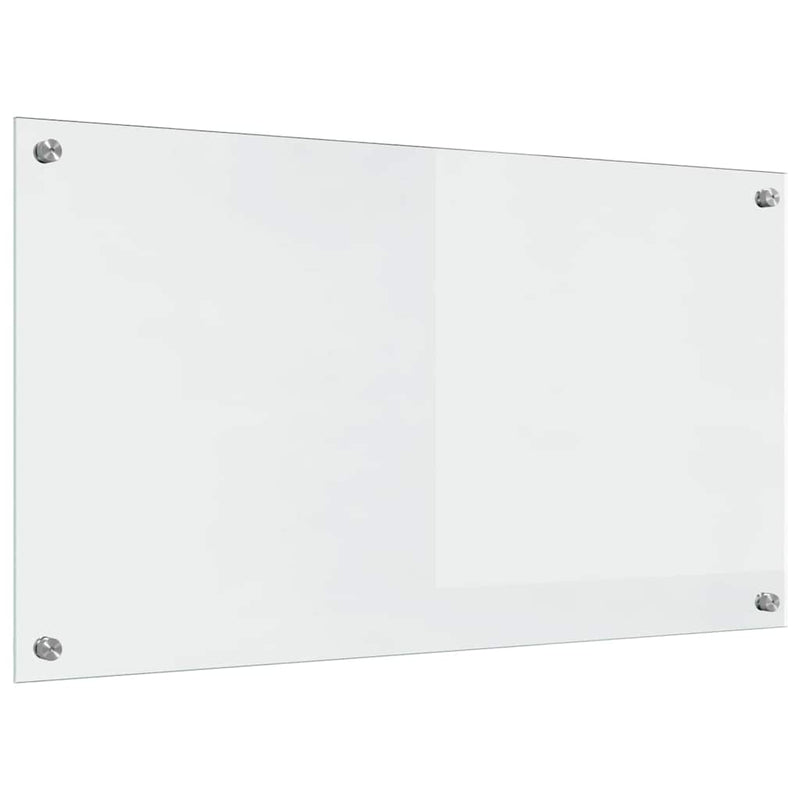vidaXL Konyhai splashback Átlátszó 90 x 50 x 0.8 cm edzett üveg
