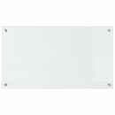 vidaXL Konyhai hátfal 2 pcs Átlátszó 90 x 50 cm edzett üveg