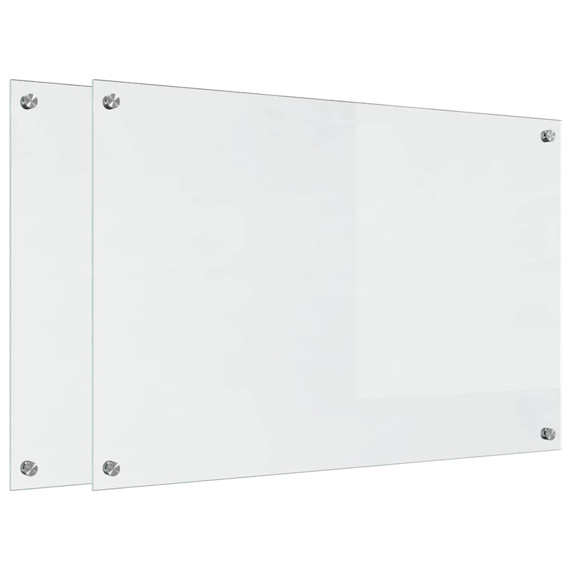 vidaXL Konyhai splashback Átlátszó 90 x 60 x 0.8 cm edzett üveg