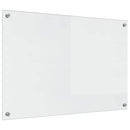 vidaXL Konyhai splashback 2 pcs Átlátszó 90 x 60 cm edzett üveg