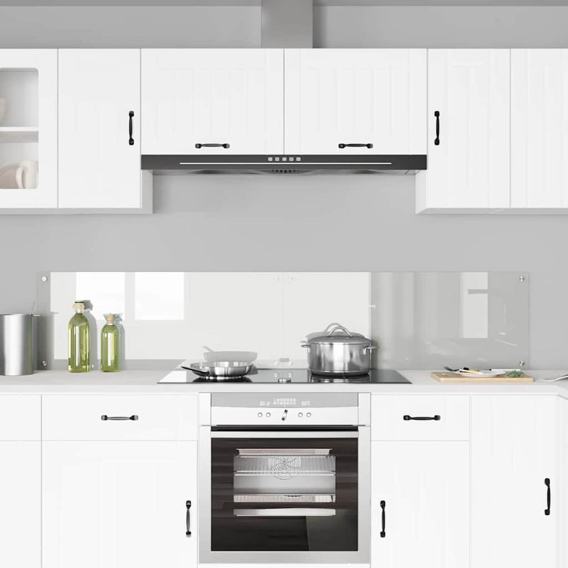 vidaXL Konyhai splashback Átlátszó 100 x 40 x 0.8 cm edzett üveg