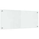 vidaXL Konyhai splashback 2 pcs Átlátszó 100 x 40 cm edzett üveg