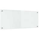 vidaXL Konyhai hátfal 2 pcs Átlátszó 100 x 40 cm edzett üveg