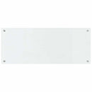 vidaXL Konyhai splashback 2 pcs Átlátszó 100 x 40 cm edzett üveg