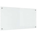 vidaXL Konyhai splashback 2 pcs Átlátszó 100 x 50 cm edzett üveg