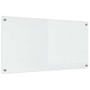 vidaXL Konyhai hátfal 2 pcs Átlátszó 100 x 50 cm edzett üveg