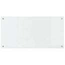 vidaXL Konyhai splashback 2 pcs Átlátszó 100 x 50 cm edzett üveg