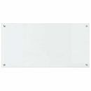 vidaXL Konyhai hátfal 2 pcs Átlátszó 100 x 50 cm edzett üveg
