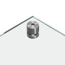 vidaXL Konyhai splashback 2 pcs Átlátszó 100 x 60 cm edzett üveg