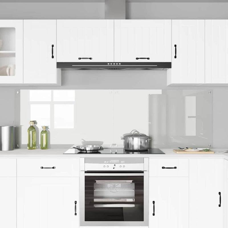 vidaXL Konyhai splashback Átlátszó 100 x 60 x 0.8 cm edzett üveg