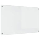 vidaXL Konyhai splashback 2 pcs Átlátszó 100 x 60 cm edzett üveg