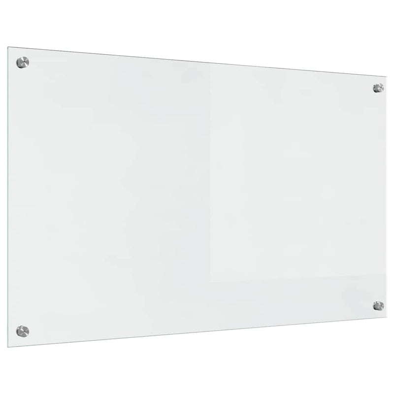 vidaXL Konyhai splashback Átlátszó 100 x 60 x 0.8 cm edzett üveg