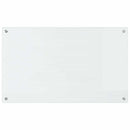 vidaXL Konyhai splashback 2 pcs Átlátszó 100 x 60 cm edzett üveg