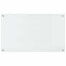 vidaXL Konyhai hátfal 2 pcs Átlátszó 100 x 60 cm edzett üveg