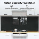 vidaXL Konyhai hátfal 2 pcs Fekete 80 x 60 cm edzett üveg