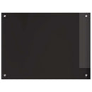 vidaXL Konyhai splashback 2 pcs Fekete 80 x 60 cm edzett üveg