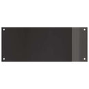 vidaXL Konyhai splashback 2 pcs Fekete 100 x 40 cm edzett üveg