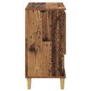 vidaXL Oldalszekrények 2 pcs Öreg fa 60 x 35 x 70 cm Faanyag