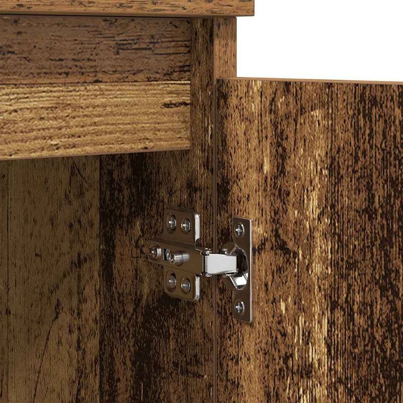 vidaXL Oldalszekrények 3 pcs Öreg fa 60 x 35 x 70 cm Faanyag