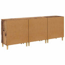 vidaXL Oldalszekrények 3 pcs Öreg fa 60 x 35 x 70 cm Faanyag