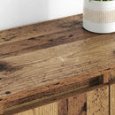 vidaXL Oldalszekrények 2 pcs Öreg fa 60 x 35 x 70 cm Faanyag