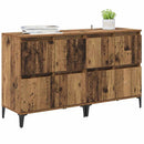 vidaXL Oldalszekrények 2 pcs Öreg fa 60 x 35 x 70 cm Faanyag