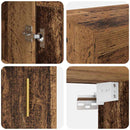 vidaXL Fali Szekrények 2 pcs Öreg fa 69,5 x 34 x 90 cm Faanyag