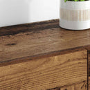 vidaXL Fali Szekrények 2 pcs Öreg fa 69,5 x 34 x 90 cm Faanyag