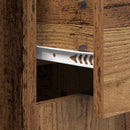 vidaXL Oldalszekrények fiókkal 2 pcs Öreg fa 60 x 30 x 70 cm Faanyag