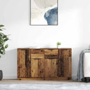 vidaXL Oldalszekrények fiókkal 2 pcs Öreg fa 60 x 30 x 70 cm Faanyag