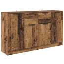 vidaXL Oldalszekrények fiókkal 2 pcs Öreg fa 60 x 30 x 70 cm Faanyag