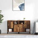 vidaXL Oldalszekrények 2 pcs Öreg fa 60 x 35 x 70 cm Faanyag