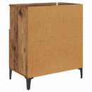 vidaXL Oldalszekrények 2 pcs Öreg fa 60 x 35 x 70 cm Faanyag
