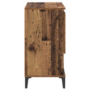 vidaXL Oldalszekrények 2 pcs Öreg fa 60 x 35 x 70 cm Faanyag