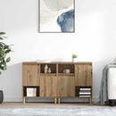 vidaXL Oldalszekrények 2 pcs Artisan tölgy 60 x 35 x 70 cm Faanyag