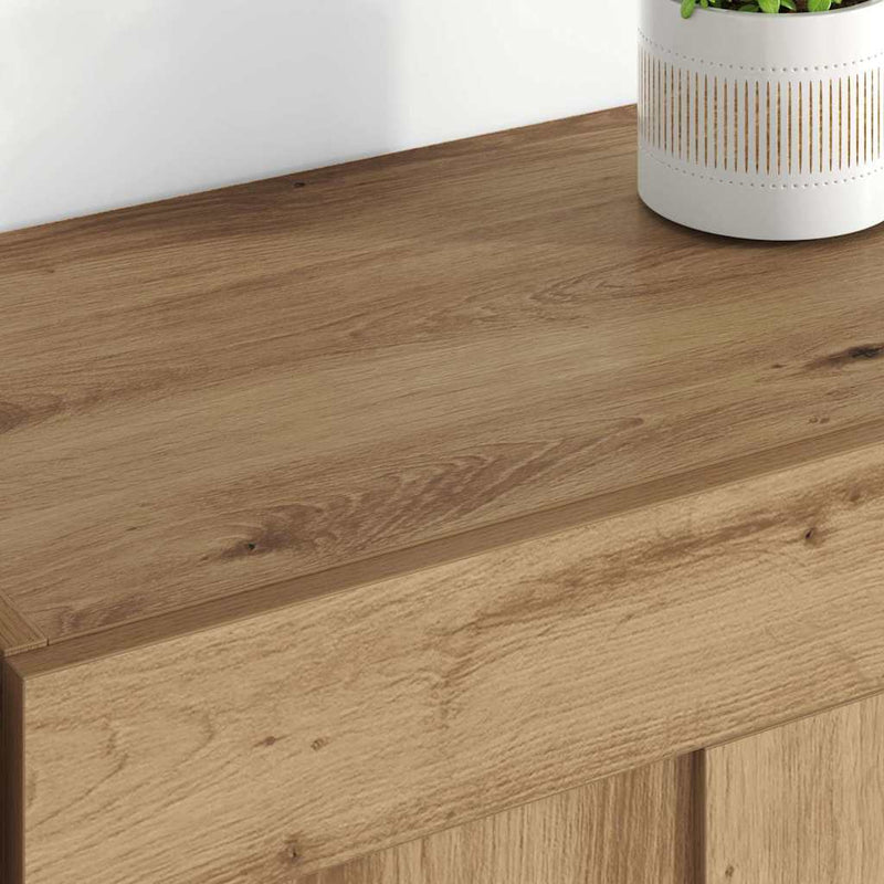 vidaXL Fali Szekrények 2 pcs Artisan tölgy 69,5 x 34 x 90 cm Faanyag