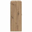 vidaXL Fali szekrény 2 db Artisan tölgy 69,5 x 34 x 90 cm Szerelt Fa
