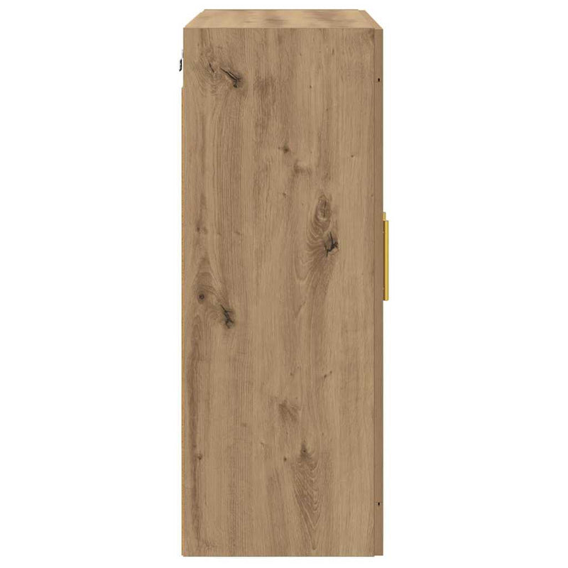 vidaXL Fali Szekrények 2 pcs Artisan tölgy 69,5 x 34 x 90 cm Faanyag