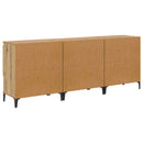 vidaXL Oldalszekrények 3 pcs Artisan tölgy 60 x 35 x 70 cm Faanyag