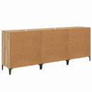 vidaXL Oldalszekrények 3 pcs Artisan tölgy 60 x 35 x 70 cm Faanyag