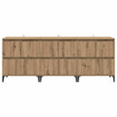 vidaXL Oldalszekrények 3 pcs Artisan tölgy 60 x 35 x 70 cm Faanyag