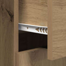 vidaXL Oldalszekrények 2 pcs Artisan tölgy 60 x 30 x 70 cm Faanyag