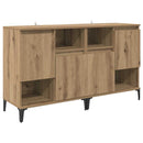 vidaXL Oldalszekrények 2 pcs Artisan tölgy 60 x 35 x 70 cm Faanyag