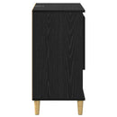 vidaXL Oldalszekrények 2 pcs Fekete tölgy 60 x 35 x 70 cm Faanyag
