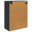 vidaXL Fali Szekrények 2 pcs Fekete tölgy 69,5 x 34 x 90 cm Faanyag