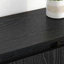 vidaXL Oldalszekrények 2 pcs Fekete tölgy 60 x 35 x 70 cm Faanyag