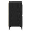 vidaXL Oldalszekrények 2 pcs Fekete tölgy 60 x 35 x 70 cm Faanyag